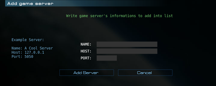 Add game server 1